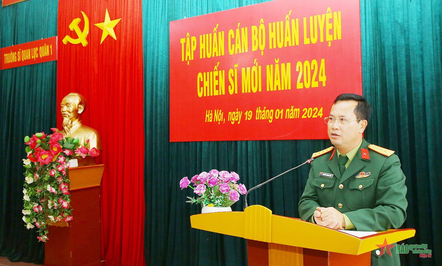 Trường Sĩ quan Lục quân 1: Nâng cao chất lượng huấn luyện chiến sĩ mới năm 2024