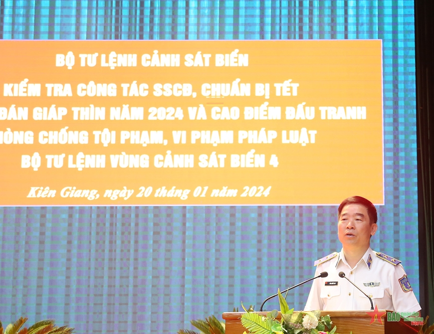 Vùng Cảnh sát biển 4 đấu tranh hiệu quả với các loại tội phạm trên biển