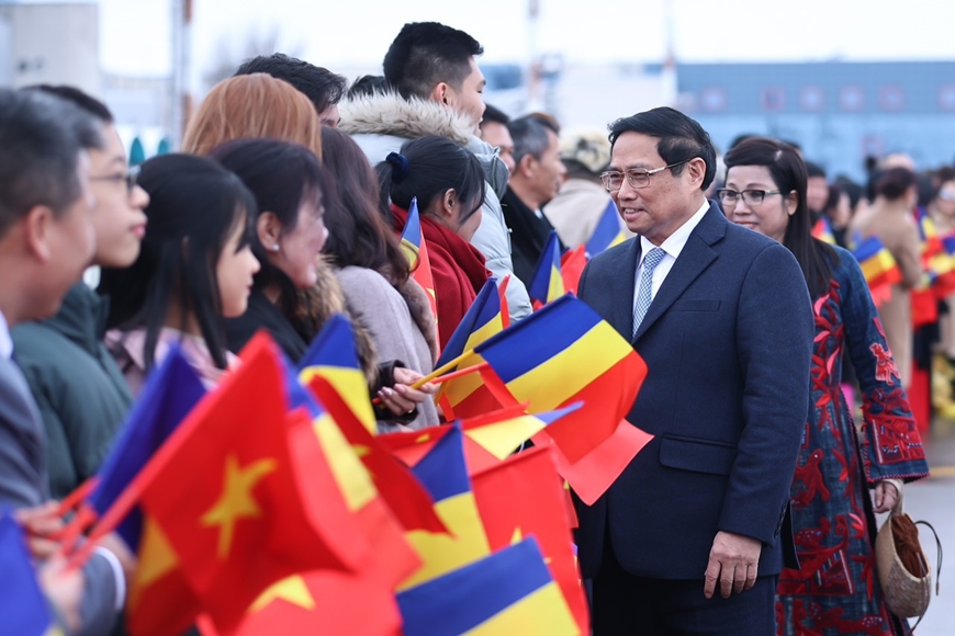View - 	Thủ tướng Phạm Minh Chính và phu nhân cùng đoàn đại biểu cấp cao