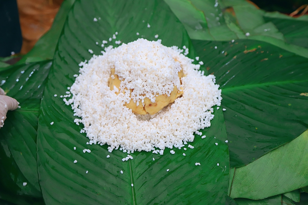 Chiếc bánh chưng vừa đủ thịt, gạo vừa đủ mới không bị ngấy.