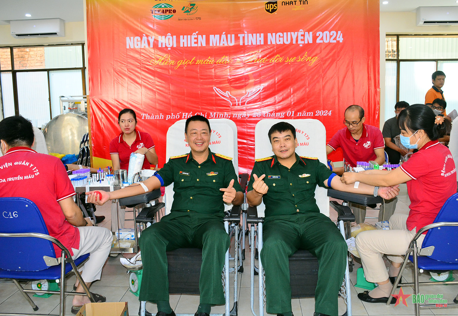 Đông đảo cán bộ, nhân viên Công ty Tecapro hiến máu tình nguyện