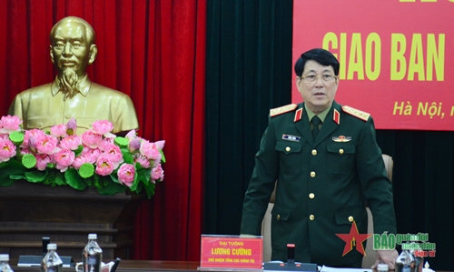 Đại tướng Lương Cường chủ trì Hội nghị giao ban Tổng cục Chính trị tháng 1-2024