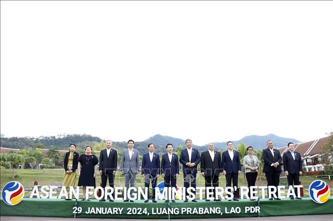 Khai mạc Hội nghị hẹp Bộ trưởng Ngoại giao ASEAN 2024 tại Lào