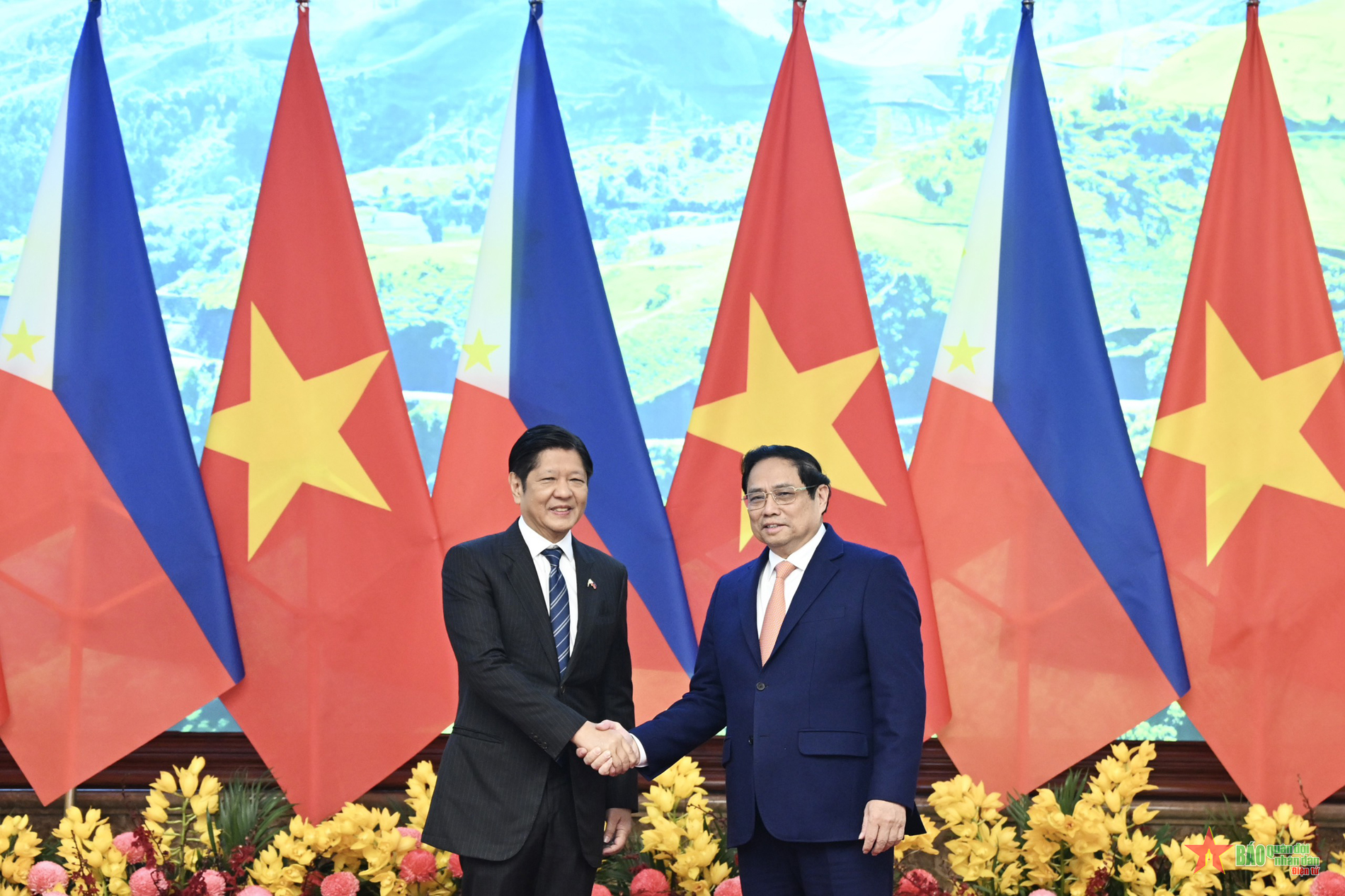 Thủ tướng Phạm Minh Chính hội kiến Tổng thống Philippines