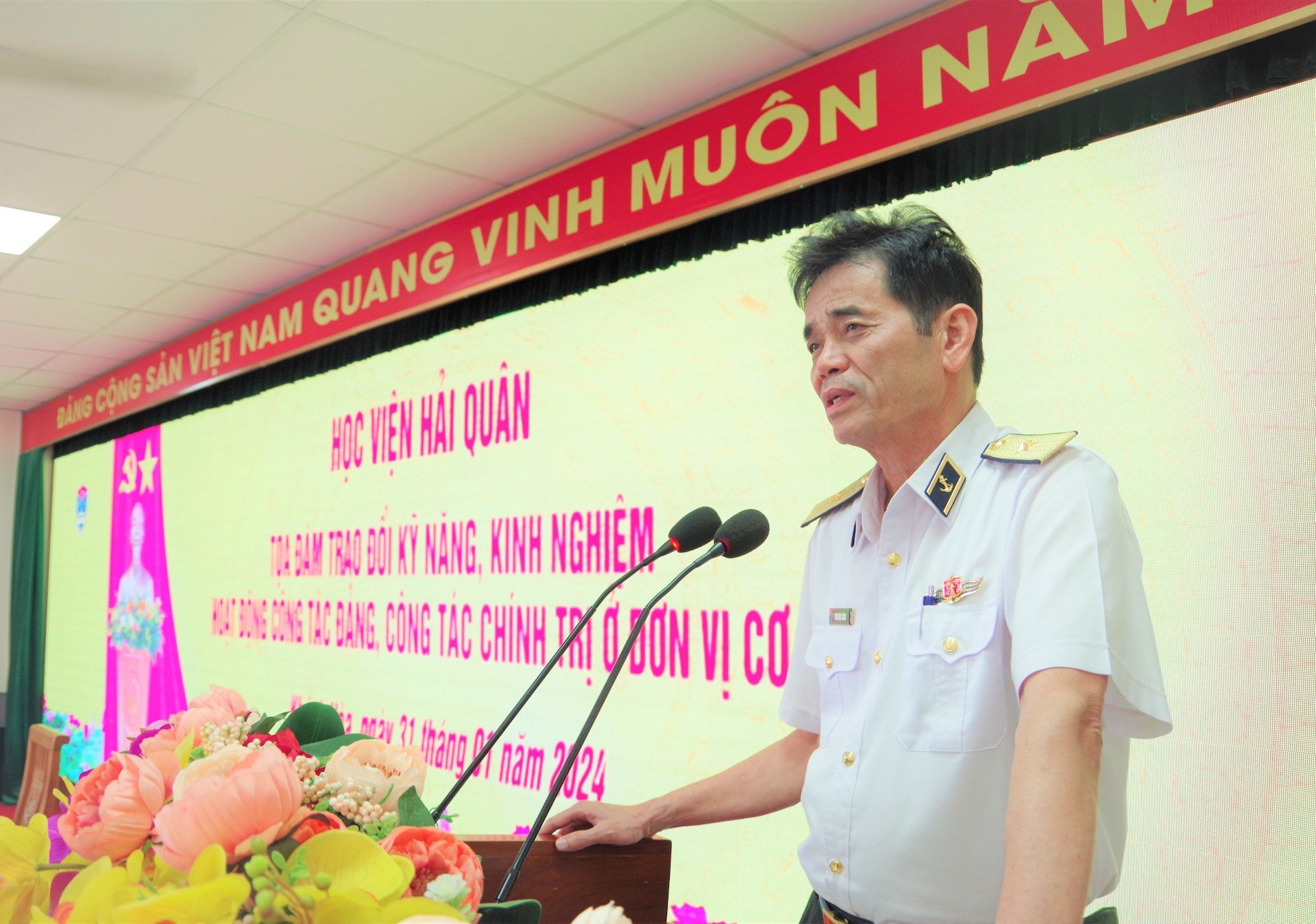 Học viện Hải quân: Nâng cao chất lượng hoạt động công tác Đảng, công tác chính trị