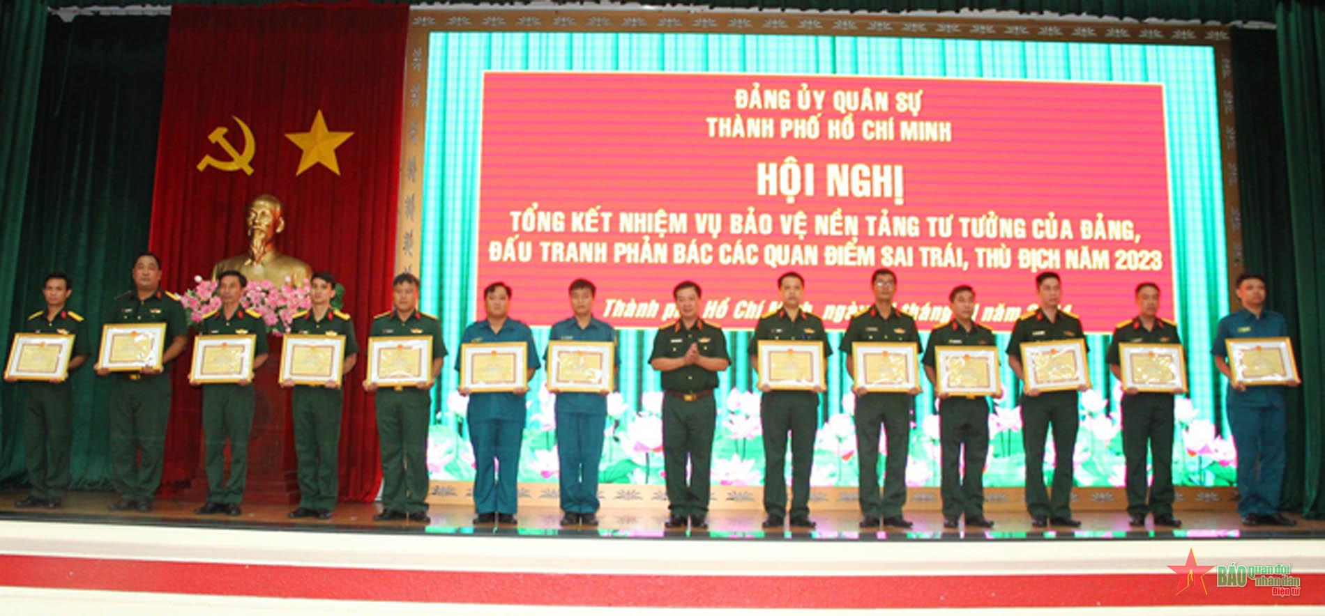 Đảng ủy Quân sự TP Hồ Chí Minh triển khai nhiệm vụ bảo vệ nền tảng tư tưởng của Đảng năm 2024