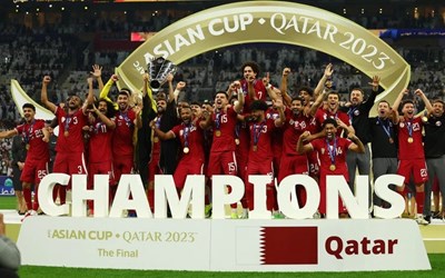 View - 	Hưởng 3 quả penalty, Qatar vô địch Asian Cup 2023