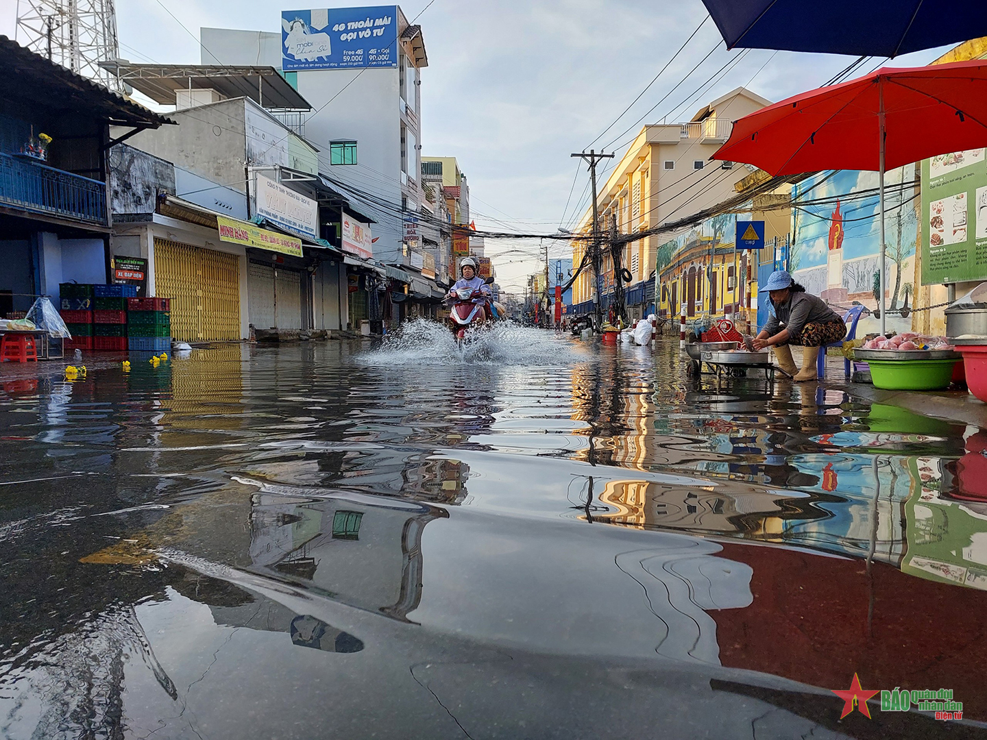 Cần Thơ: Triều cường dâng cao mồng 4 Tết