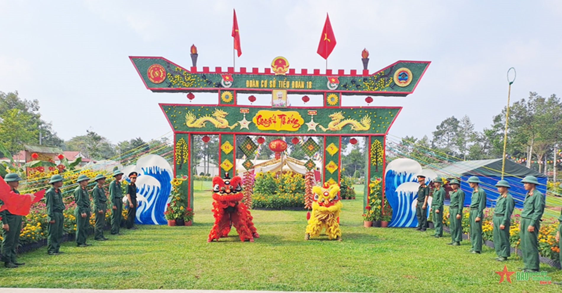 Rộn ràng Hội trại xuân tại Sư đoàn 5