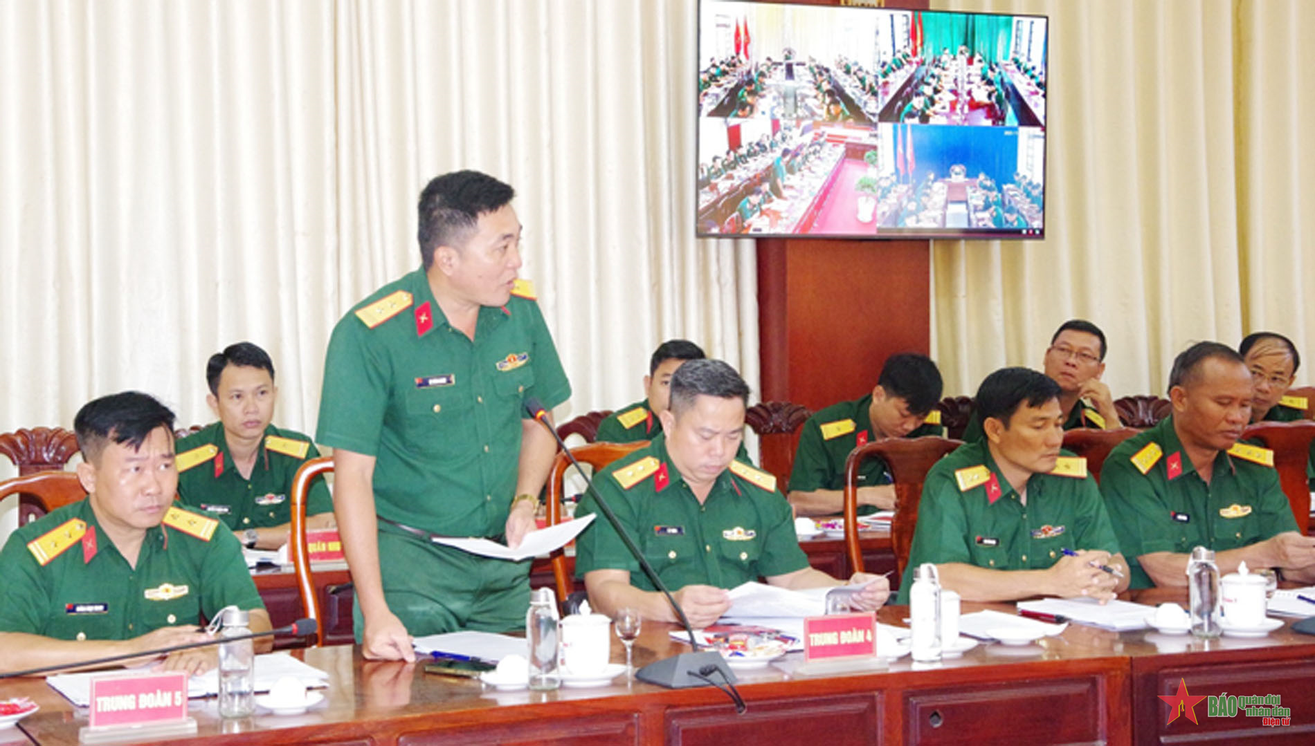 Sư đoàn 5 (Quân khu 7) đánh giá nhiệm vụ Tết Giáp Thìn 2024