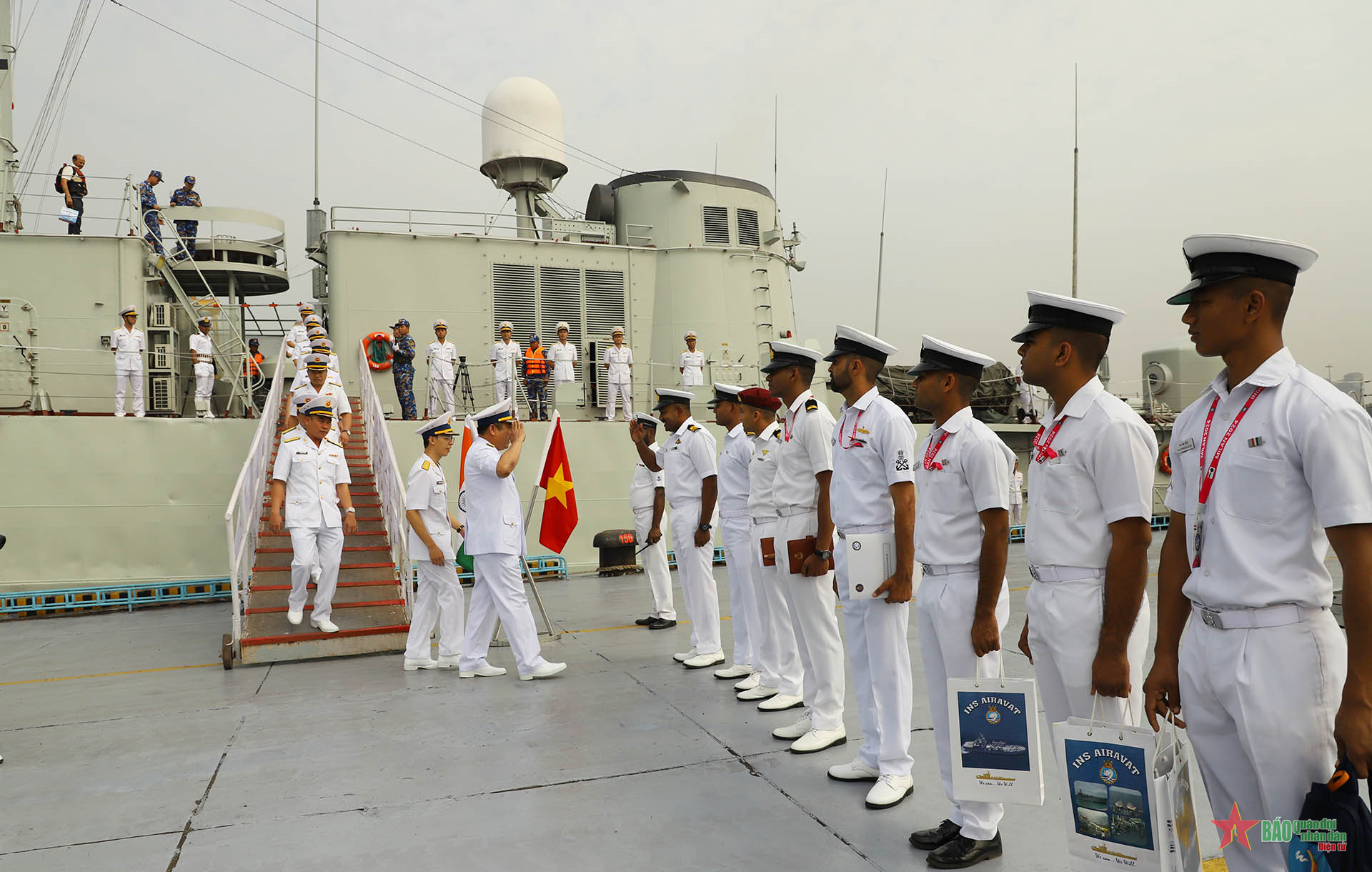 Tàu 20 đến Ấn Độ, chuẩn bị tham gia Diễn tập MILAN 2024