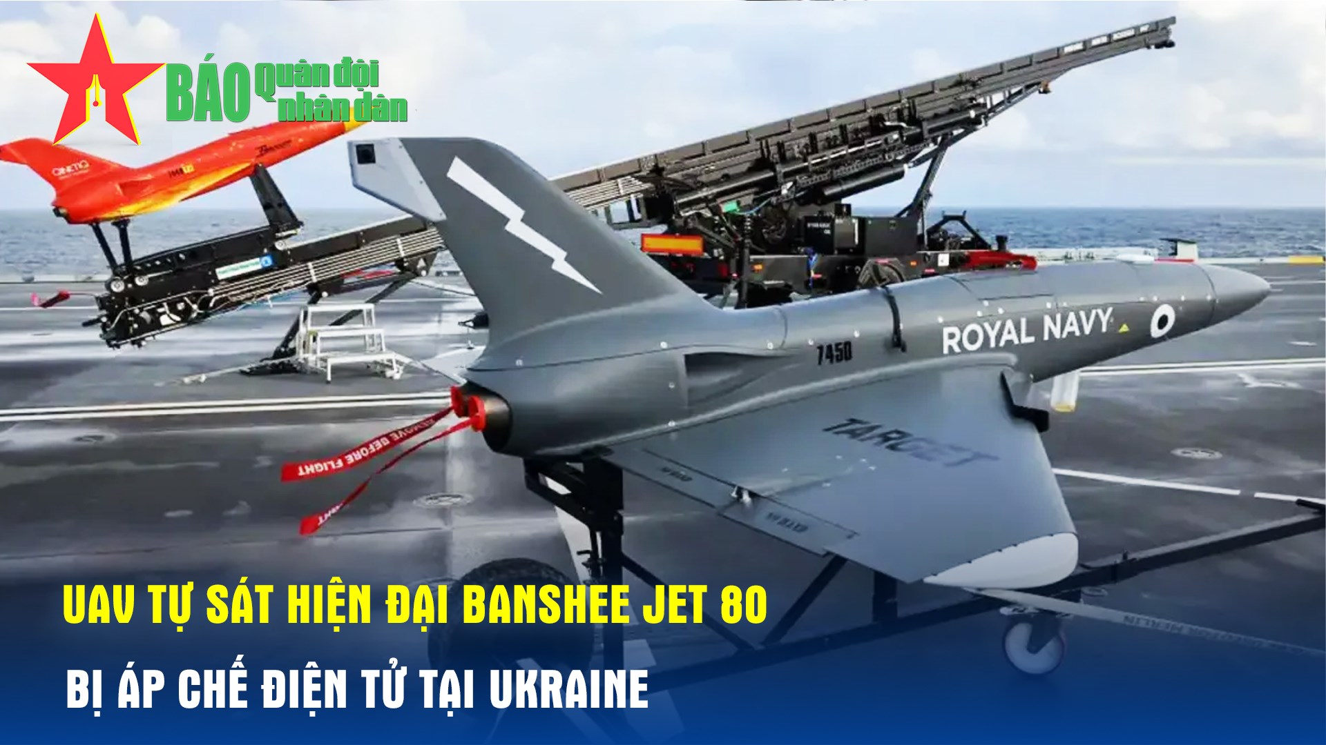 UAV tự sát hiện đại Banshee Jet 80 bị áp chế điện tử tại Ukraine UAV tự sát hiện đại Banshee Jet 80 bị áp chế điện tử tại Ukraine