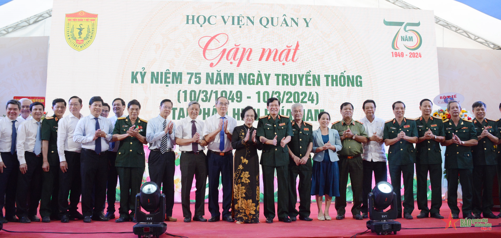 Học viện Quân y gặp mặt kỷ niệm 75 năm Ngày truyền thống tại khu vực phía Nam