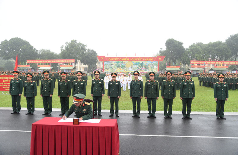 Quân đoàn tinh, gọn, mạnh đầu tiên sẵn sàng ra quân huấn luyện