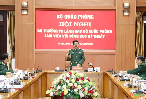 Đại tướng Phan Văn Giang: Tổng cục Kỹ thuật cần chủ động nghiên cứu để từng bước tự bảo đảm kỹ thuật