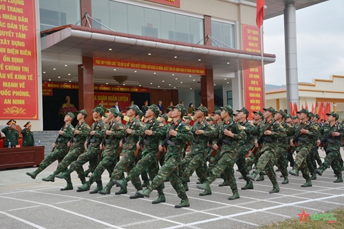 Lực lượng vũ trang tỉnh Điện Biên ra quân huấn luyện năm 2024