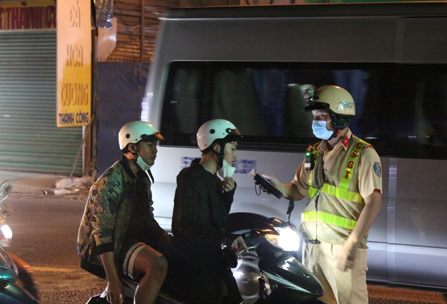 TP Hồ Chí Minh xử lý gần 16.000 trường hợp vi phạm nồng độ cồn khi tham gia giao thông