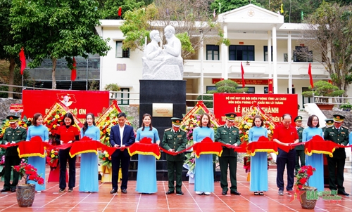Lai Châu: Khánh thành tượng đài “Bác Hồ với chiến sĩ Biên phòng”