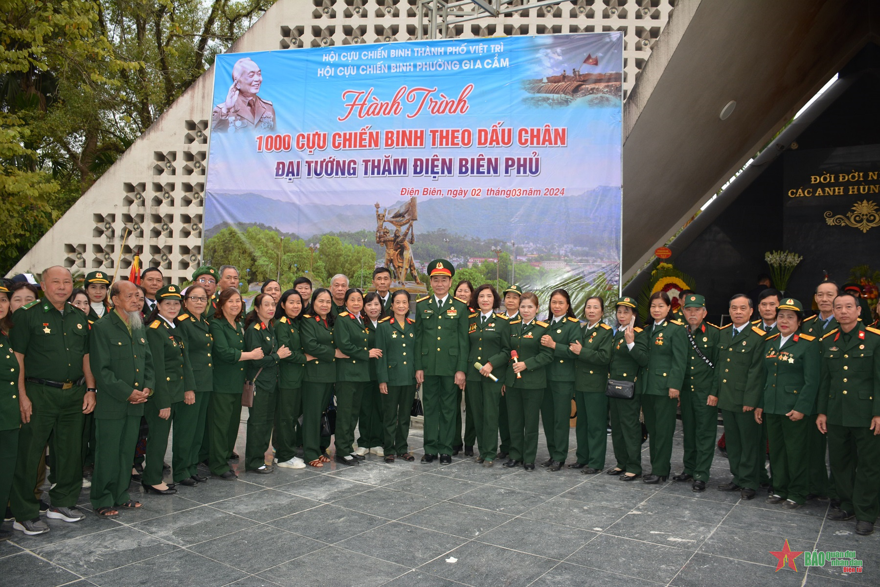 Hành trình 1.000 cựu chiến binh thành phố Việt Trì hướng về Điện Biên