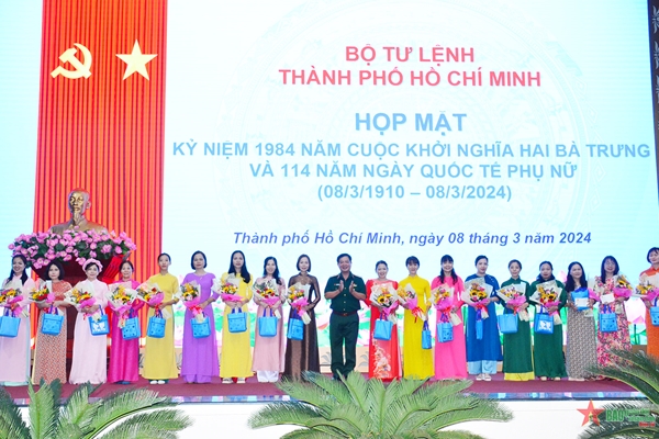 Phụ nữ Bộ tư lệnh Thành phố Hồ Chí Minh thực hiện sáng tạo, hiệu quả trong thi đua