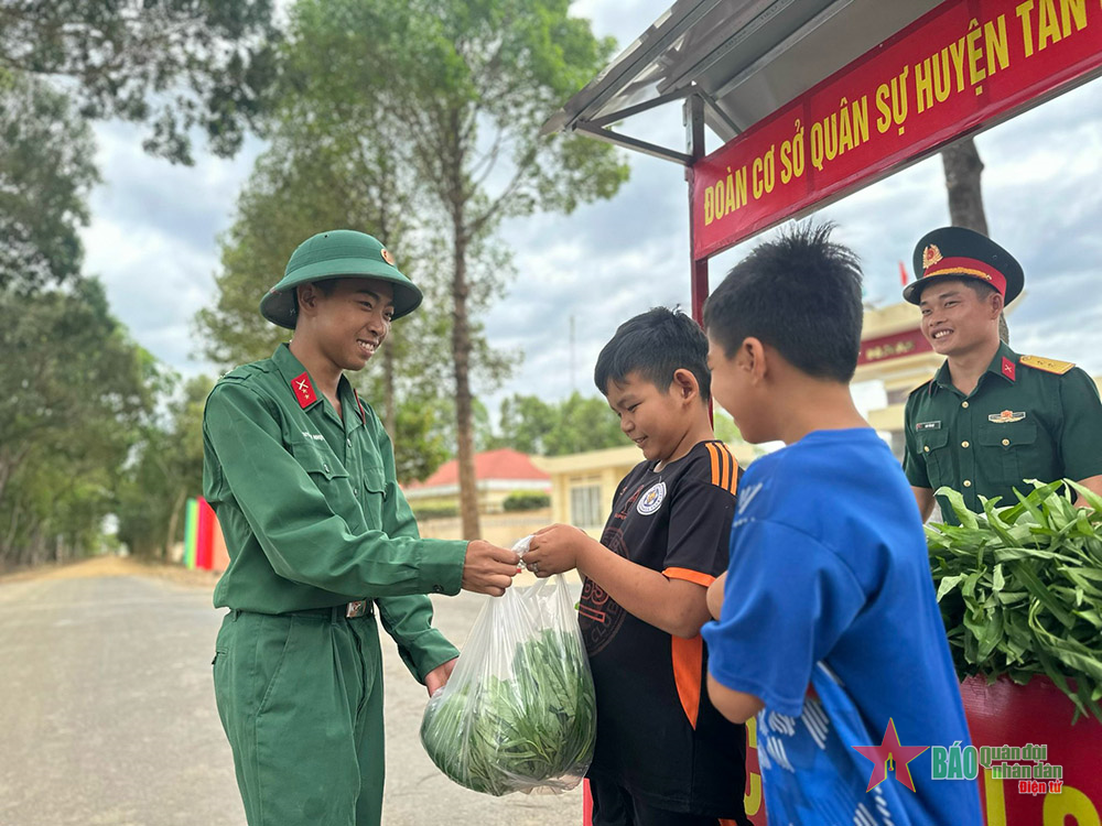 “Rau sạch quân sự - lấy theo nhu cầu, xin đừng lãng phí”