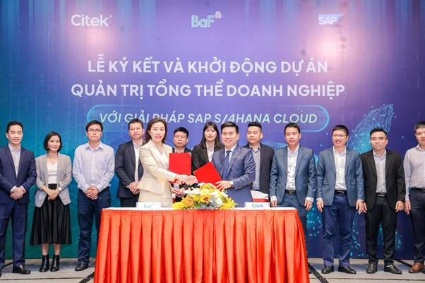 BaF và Citek khởi động triển khai dự án Chuyển đổi số doanh nghiệp SAP S/4HANA Cloud