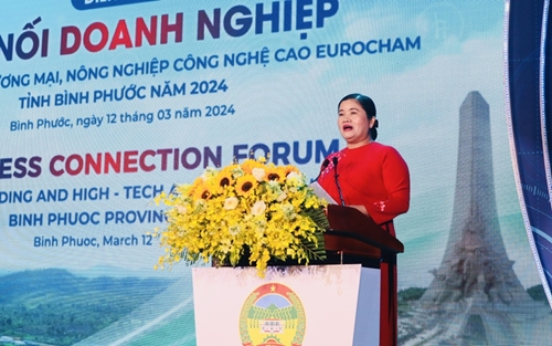 Diễn đàn kết nối doanh nghiệp công nghiệp, thương mại, nông nghiệp công nghệ cao EuroCham – Bình Phước