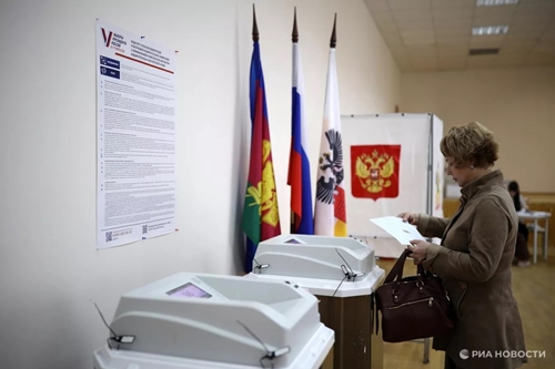 Bầu cử Tổng thống Nga 2024: Tỷ lệ cử tri đi bỏ phiếu bầu đã vượt quá 38%