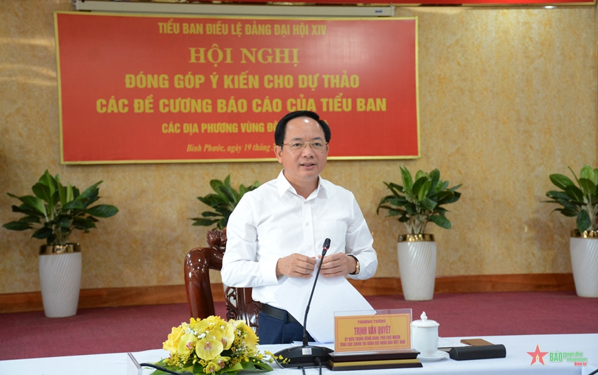 Hội nghị đóng góp ý kiến cho dự thảo các Đề cương của Tiểu ban Điều lệ Đảng Đại hội XIV tại vùng Đông Nam Bộ