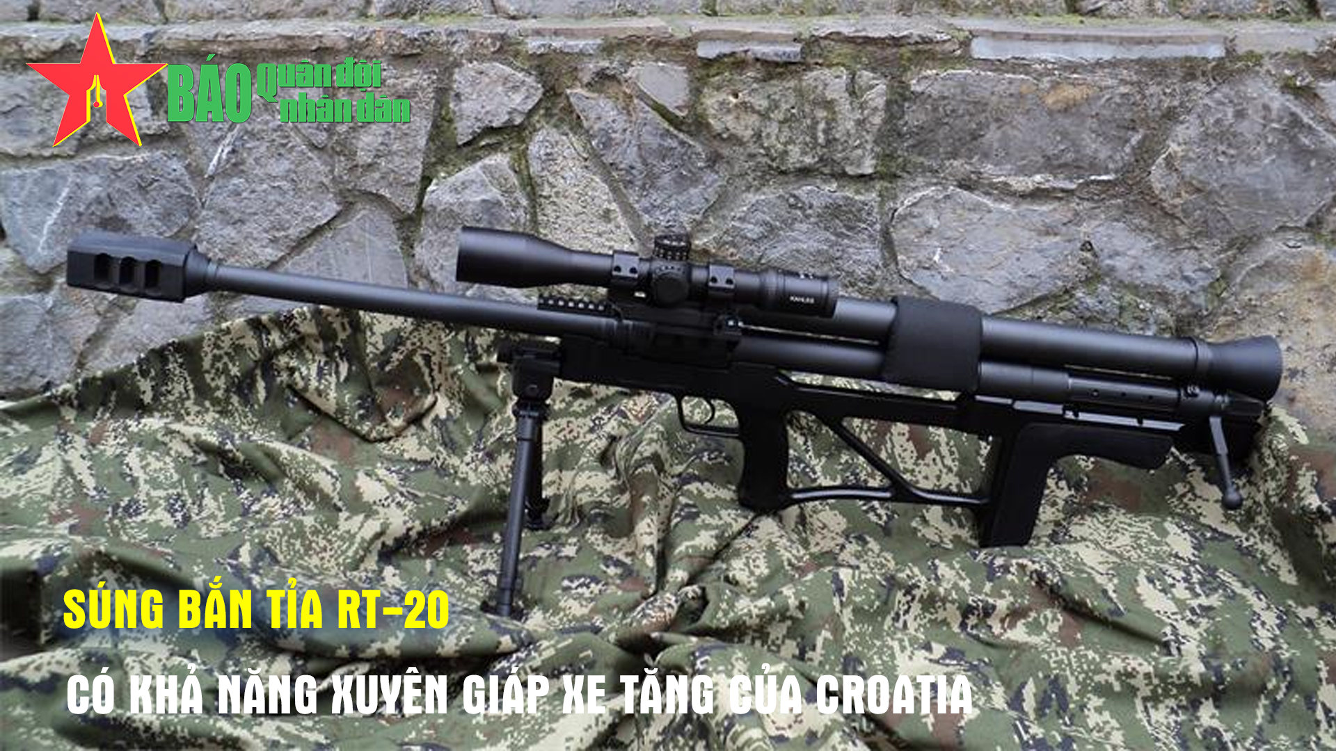Súng bắn tỉa RT-20 có khả năng xuyên giáp xe tăng
