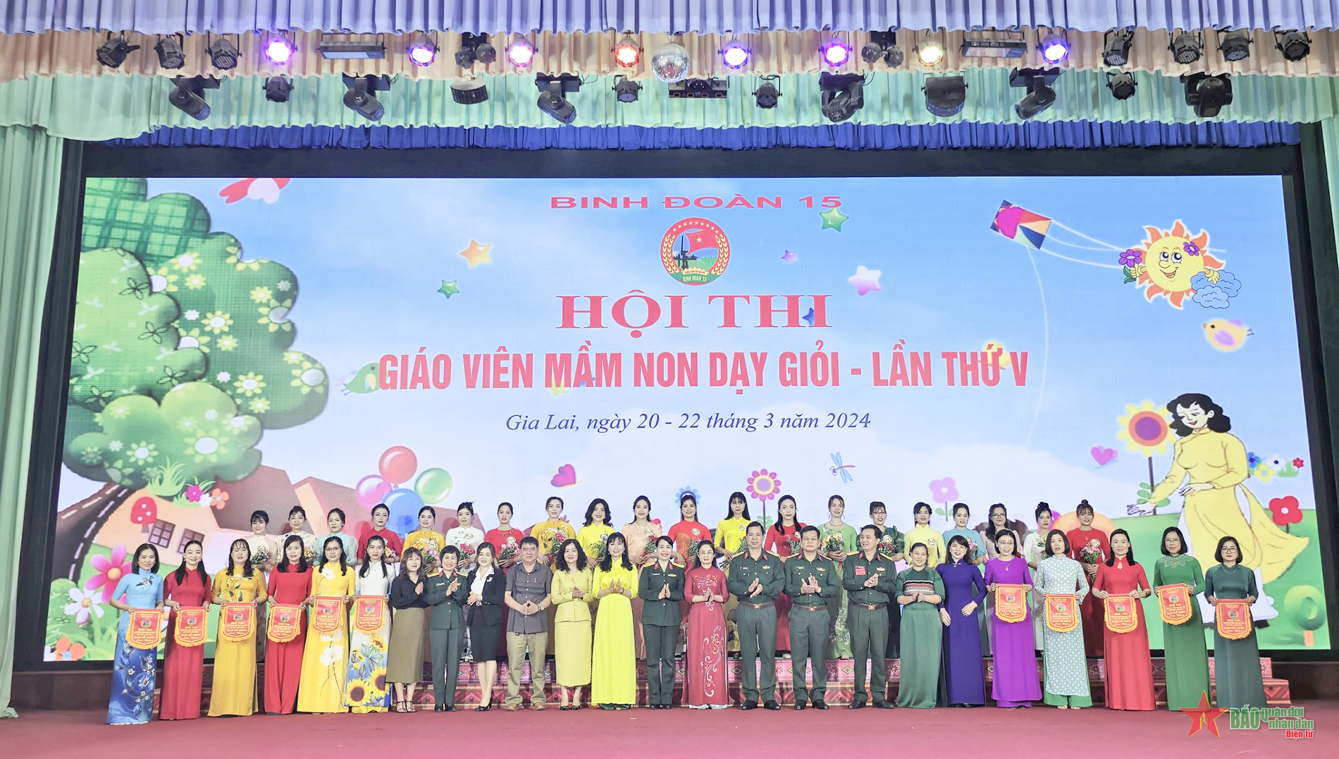 Binh đoàn 15: Khai mạc Hội thi giáo viên mầm non dạy giỏi lần thứ V