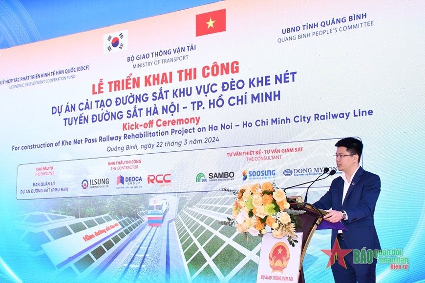 Quảng Bình: Triển khai thi công Dự án Cải tạo đường sắt khu vực Đèo Khe Nét