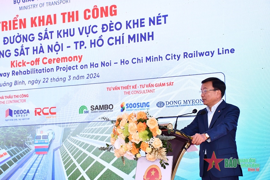 Quảng Bình: Triển khai thi công Dự án Cải tạo đường sắt khu vực Đèo Khe Nét