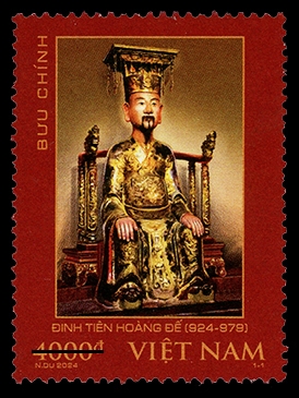 Phát hành tem bưu chính "Kỷ niệm 1.100 năm sinh Đinh Tiên Hoàng đế"