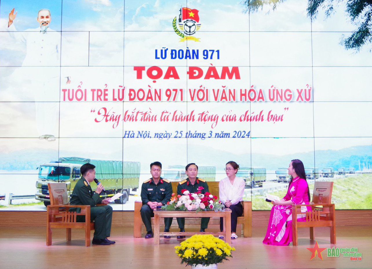 Nâng tầm văn hóa ứng xử trong tuổi trẻ Lữ đoàn 971