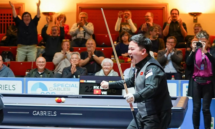 Tin thể thao hôm nay (25-3): Việt Nam vô địch carom 3 băng đồng đội thế giới