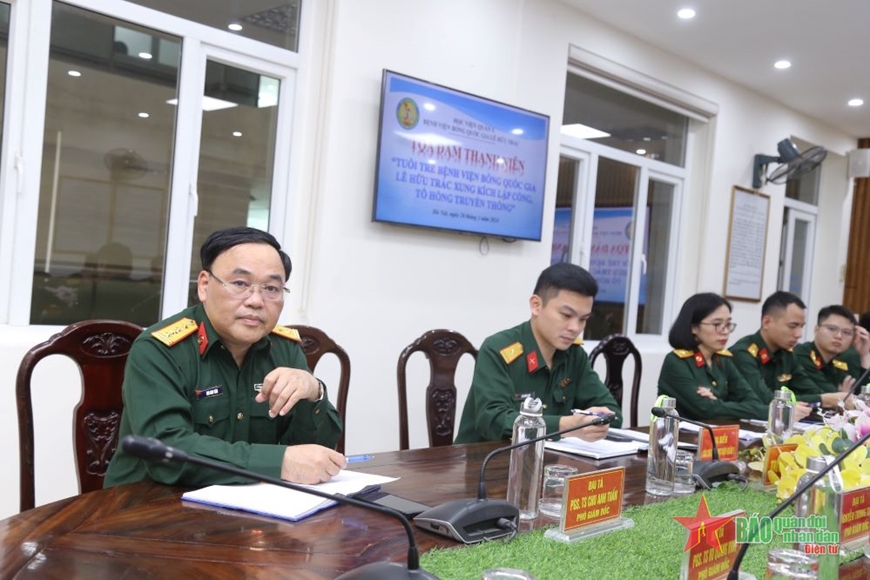 Tọa đàm “Tuổi trẻ Bệnh viện Bỏng Quốc gia Lê Hữu Trác khát vọng cống hiến, sáng tạo, quyết thắng”