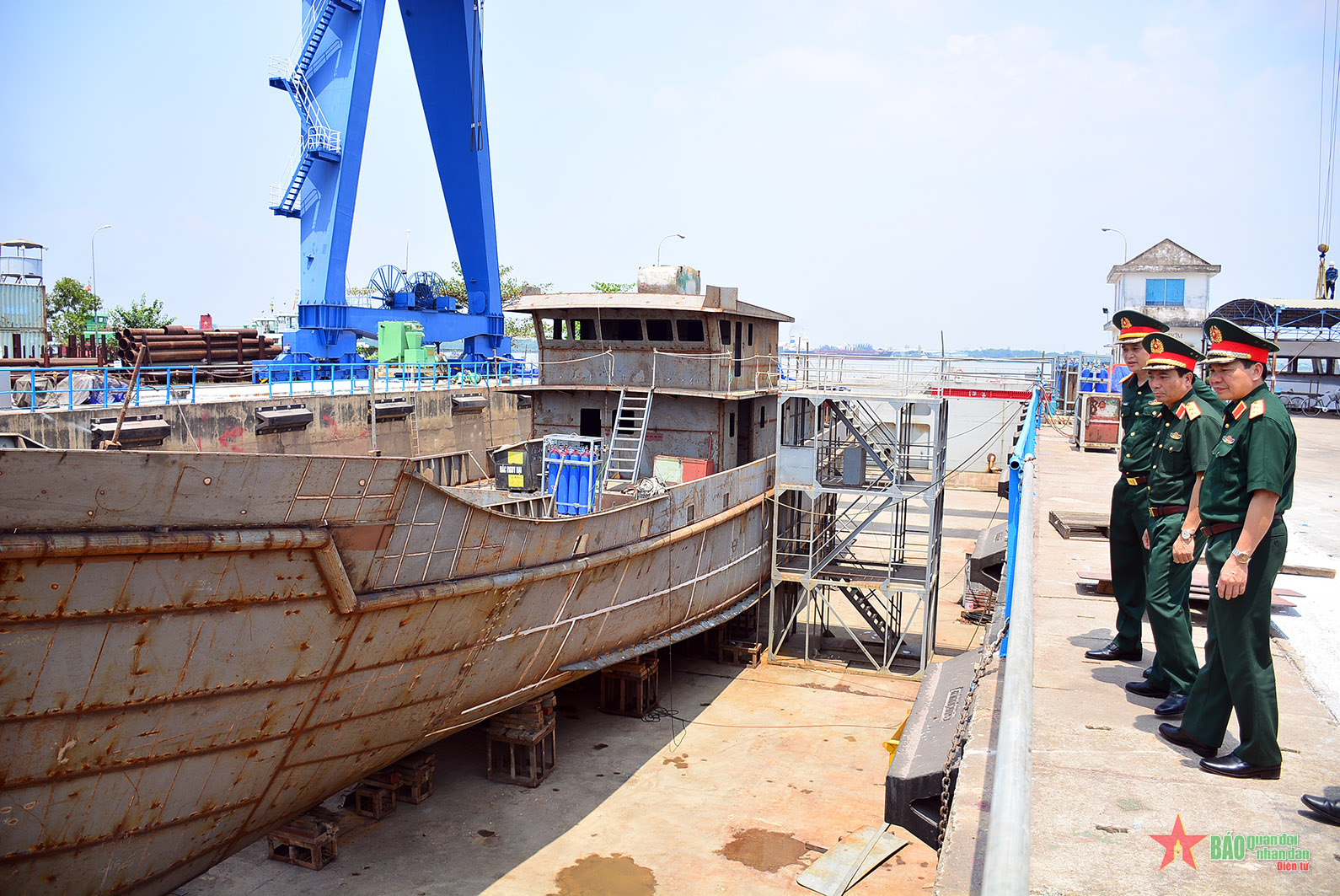 Trung tướng Nguyễn Doãn Anh: Quyết tâm bảo đảm chất lượng đóng tàu cho hải đội dân quân thường trực