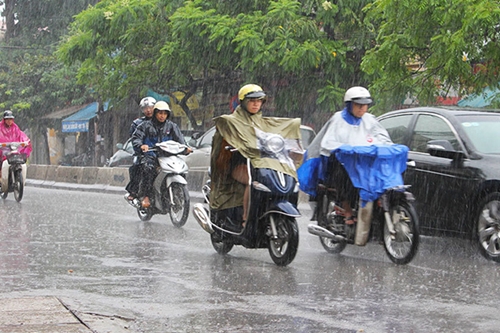 Thời tiết hôm nay (29-3): Hà Nội có mưa rào về đêm và sáng