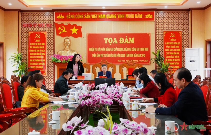Ban Tuyên giáo Trung ương tọa đàm, khảo sát thực tiễn công tác tuyên giáo tại Hà Giang