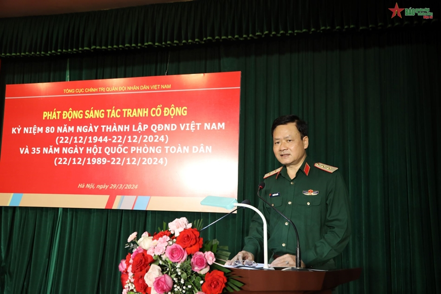 Tổng cục Chính trị phát động sáng tác tranh cổ động về Quân đội