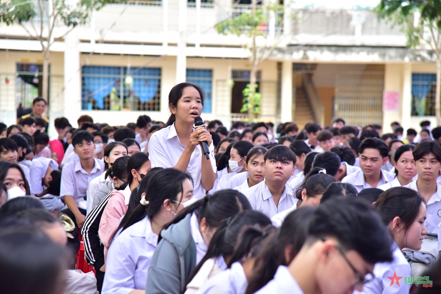 Học viện Quân y tuyên truyền, hướng nghiệp tuyển sinh quân sự tại Đồng Tháp