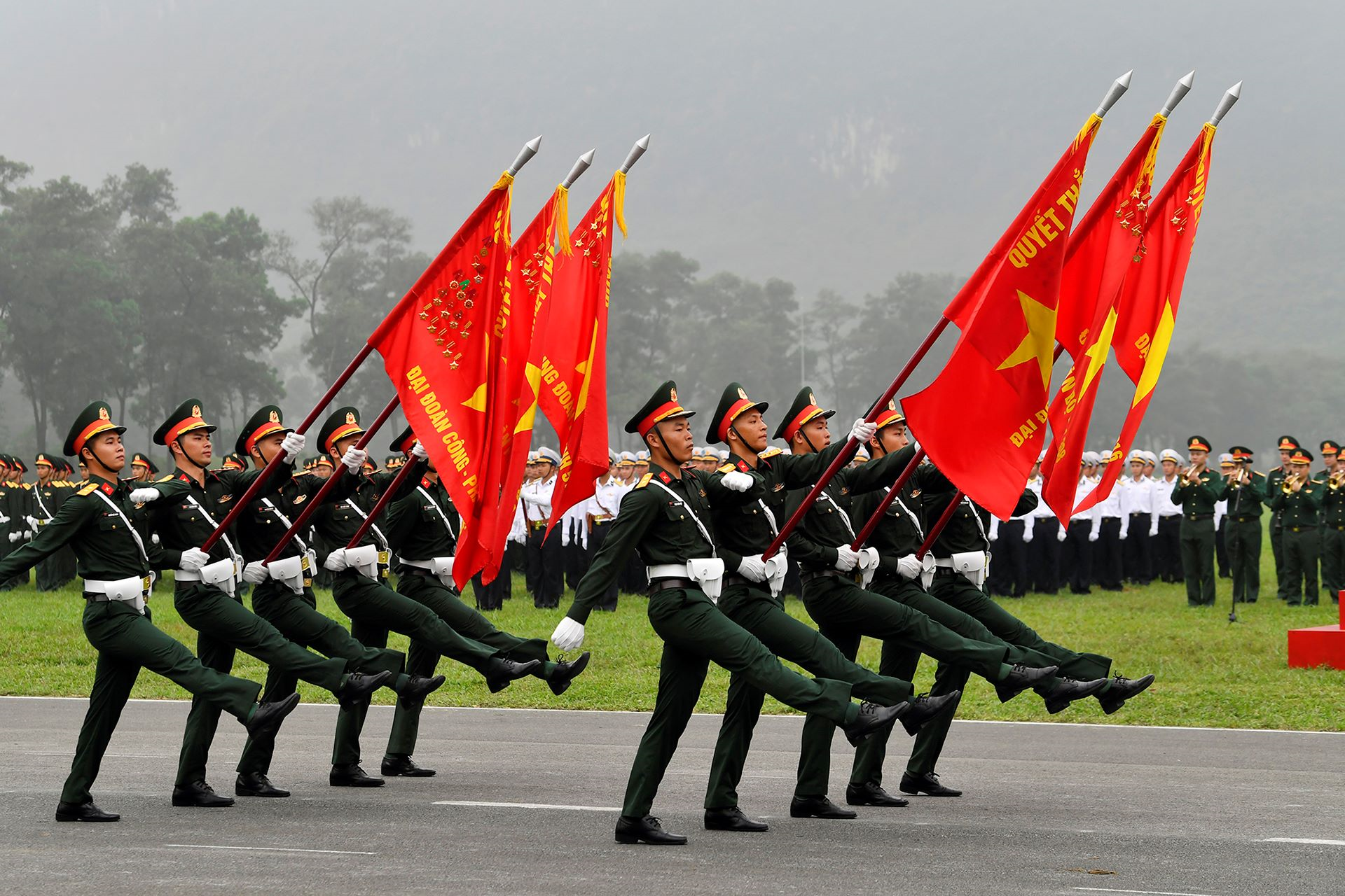 Bộ Quốc phòng, Bộ Công an kiểm tra hợp luyện các lực lượng tham gia diễu binh, diễu hành