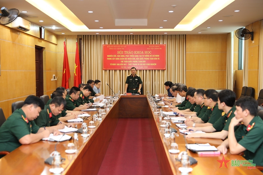 Hội thảo khoa học nghiên cứu, vận dụng, phát triển tư tưởng Hồ Chí Minh trong xây dựng Quân đội nhân dân
