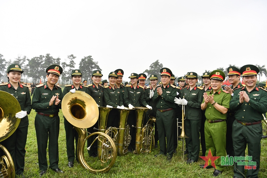 Bộ Quốc phòng, Bộ Công an kiểm tra hợp luyện các lực lượng tham gia diễu binh, diễu hành