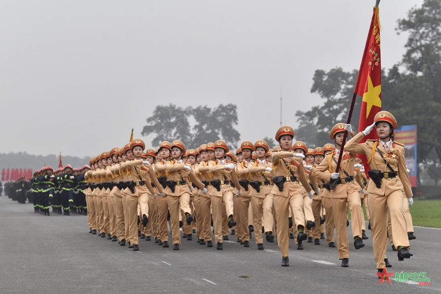 Bộ Quốc phòng, Bộ Công an kiểm tra hợp luyện các lực lượng tham gia diễu binh, diễu hành