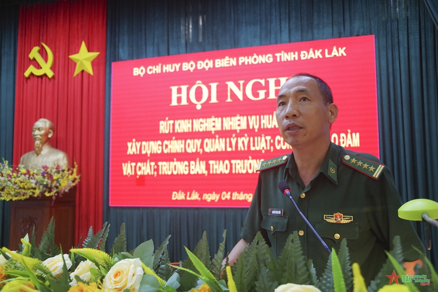 Bộ đội Biên phòng tỉnh Đắk Lắk duy trì nghiêm nề nếp chính quy