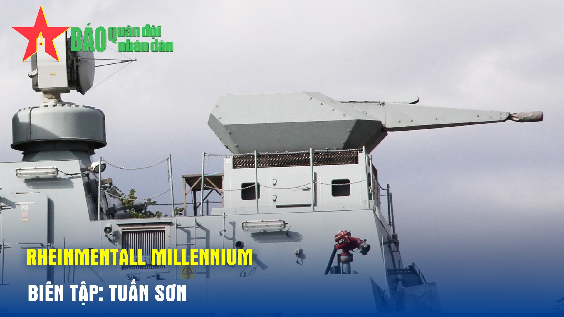 Rheinmentall Millennium – Pháo phòng không mô-đun hóa trên chiến hạm của Đức

