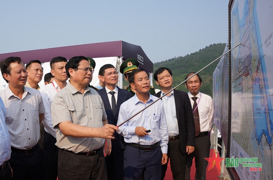 Thủ tướng Phạm Minh Chính dự Lễ khởi công một số dự án trọng điểm tại tỉnh Thừa Thiên Huế​