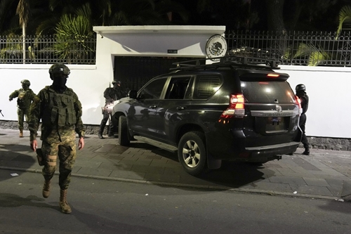Quan hệ Mexico - Ecuador căng thẳng sau vụ tấn công Đại sứ quán